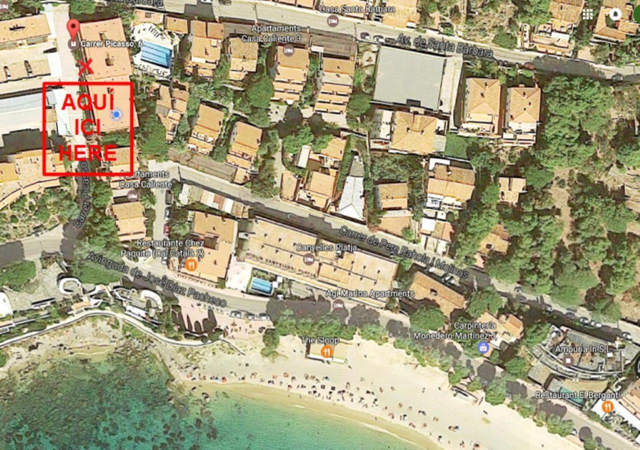 Apartamento Para Familias A 50 Metros De La Playa โรเซส ภายนอก รูปภาพ